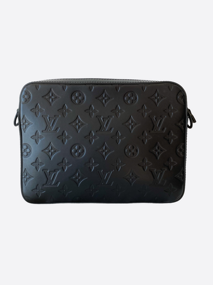 Louis Vuitton Black Shadow Monogram Duo Messenger