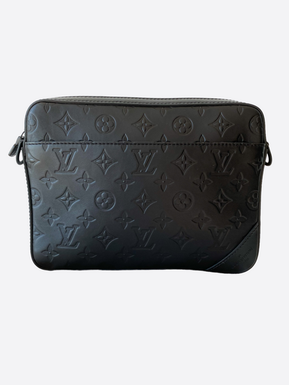 Louis Vuitton Black Shadow Monogram Duo Messenger