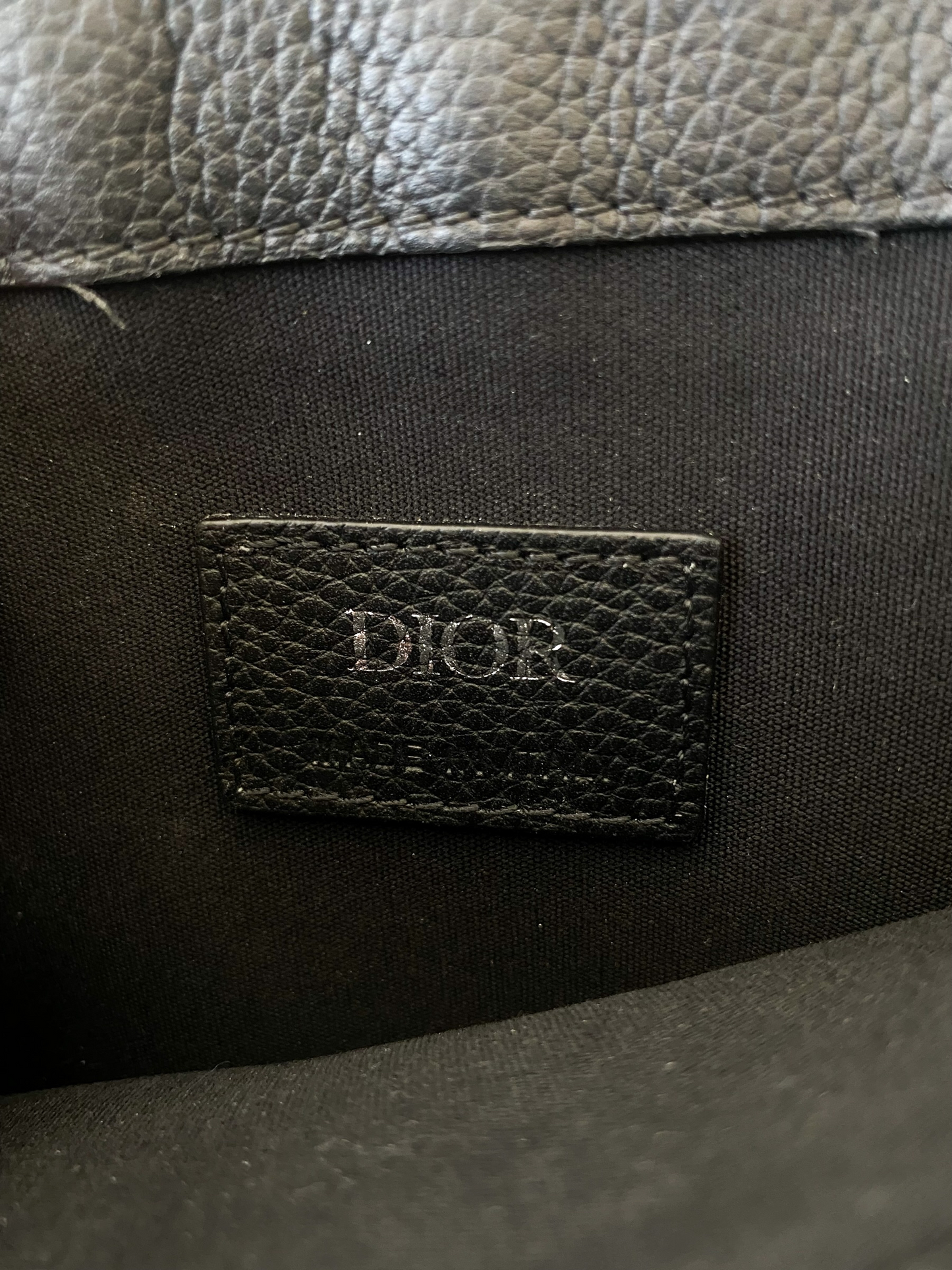 Dior Oblique Black Mini Saddle Bag