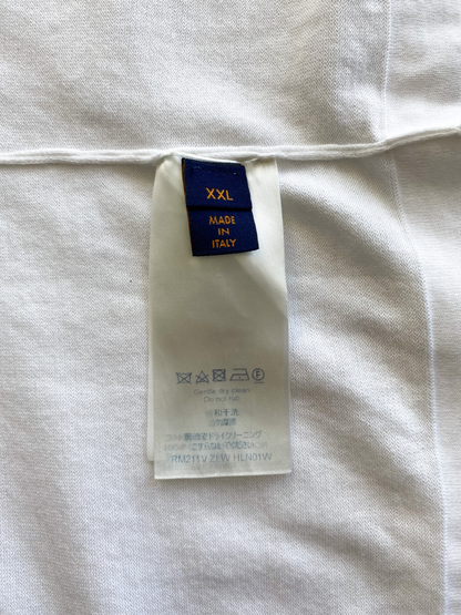 Louis Vuitton White Watercolor Monogram Tee