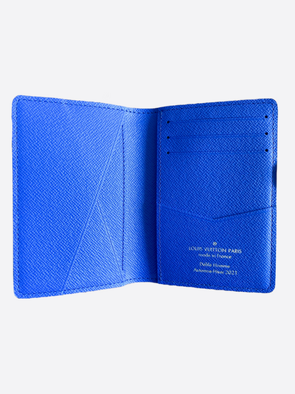 Louis Vuitton Blue Monogram Everyday Logo Pocket Organizer