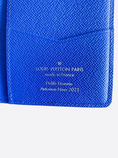 Louis Vuitton Blue Monogram Everyday Logo Pocket Organizer