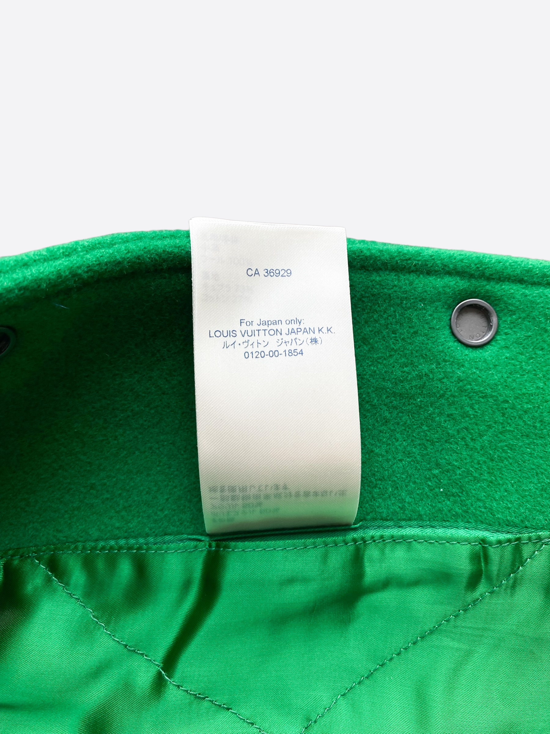 Green Louis Vuitton Varsity Jacket, GLJ