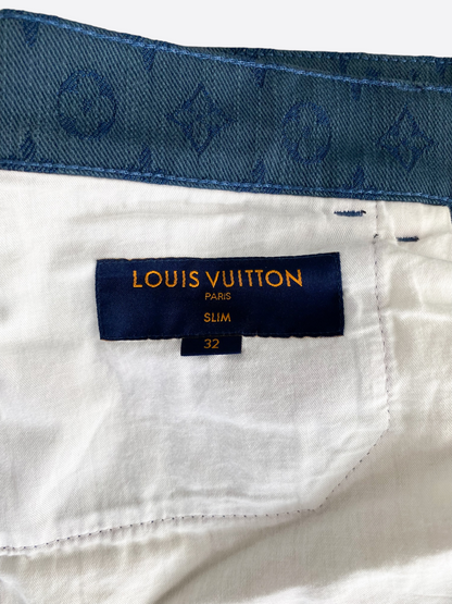 Louis Vuitton Blue Monogram Denim