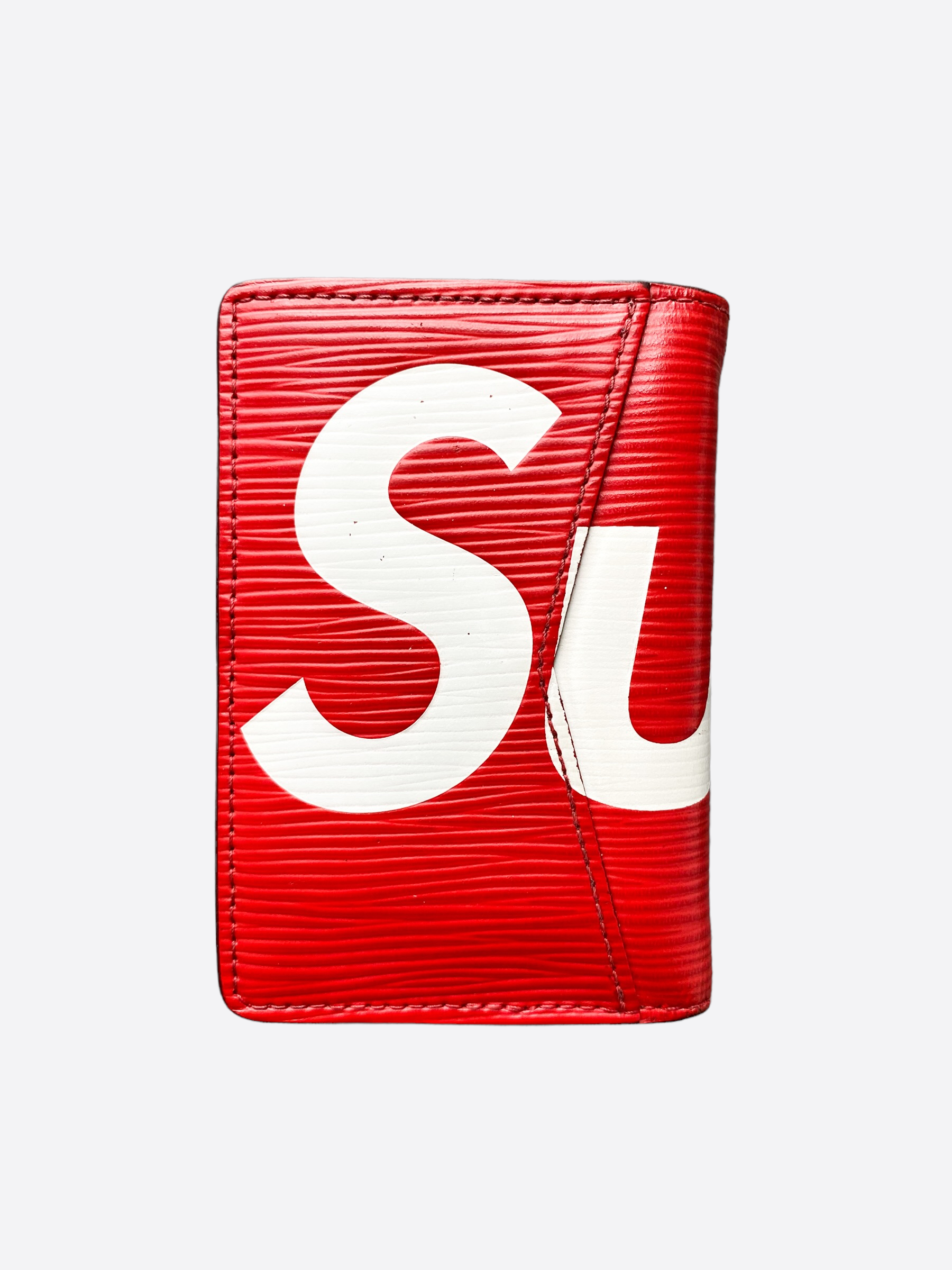 Supreme lv top wallet fake