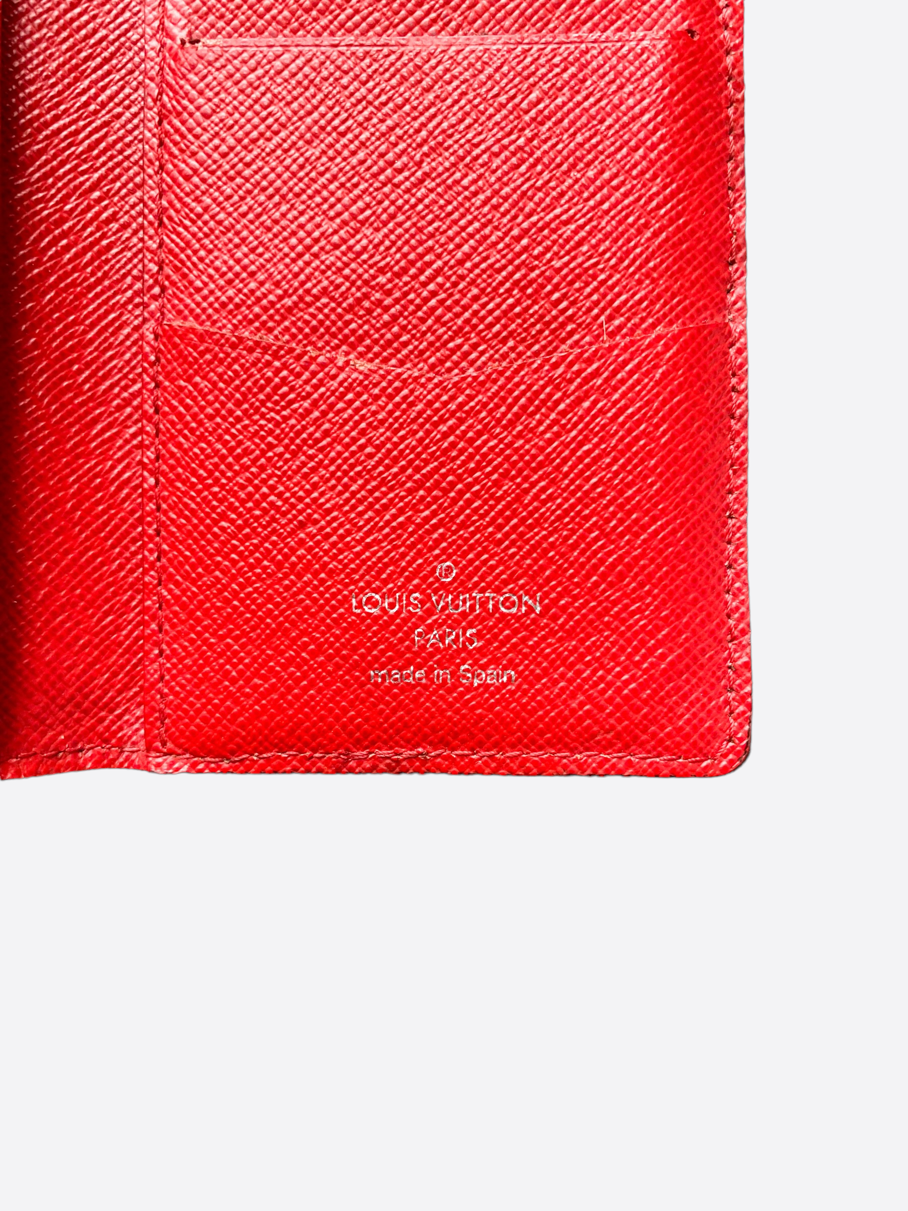 Supreme x Louis Vuitton Red EPI Pocket Organizer – Savonches
