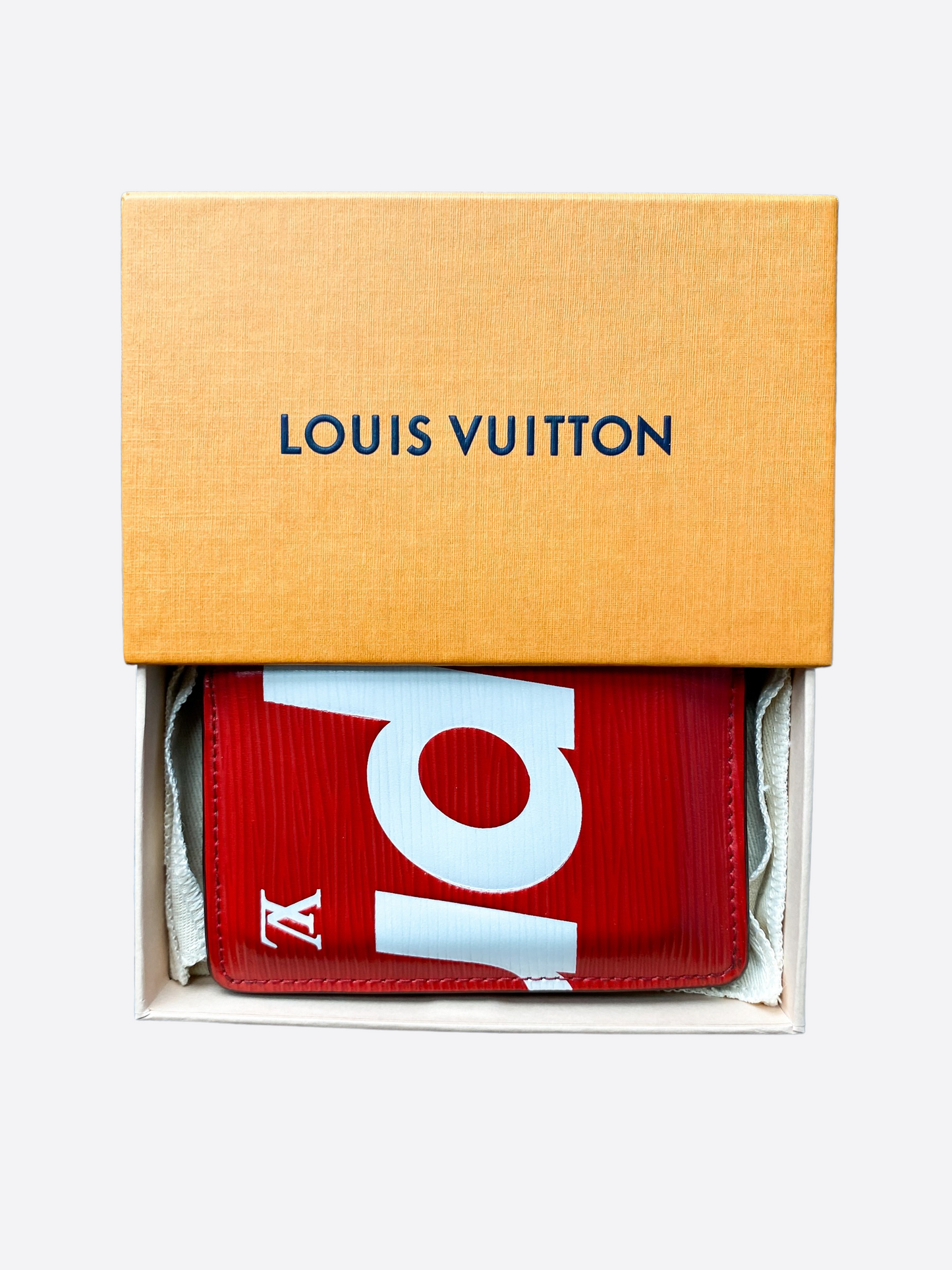 Louis Vuitton Supreme Red Pocket Organizer