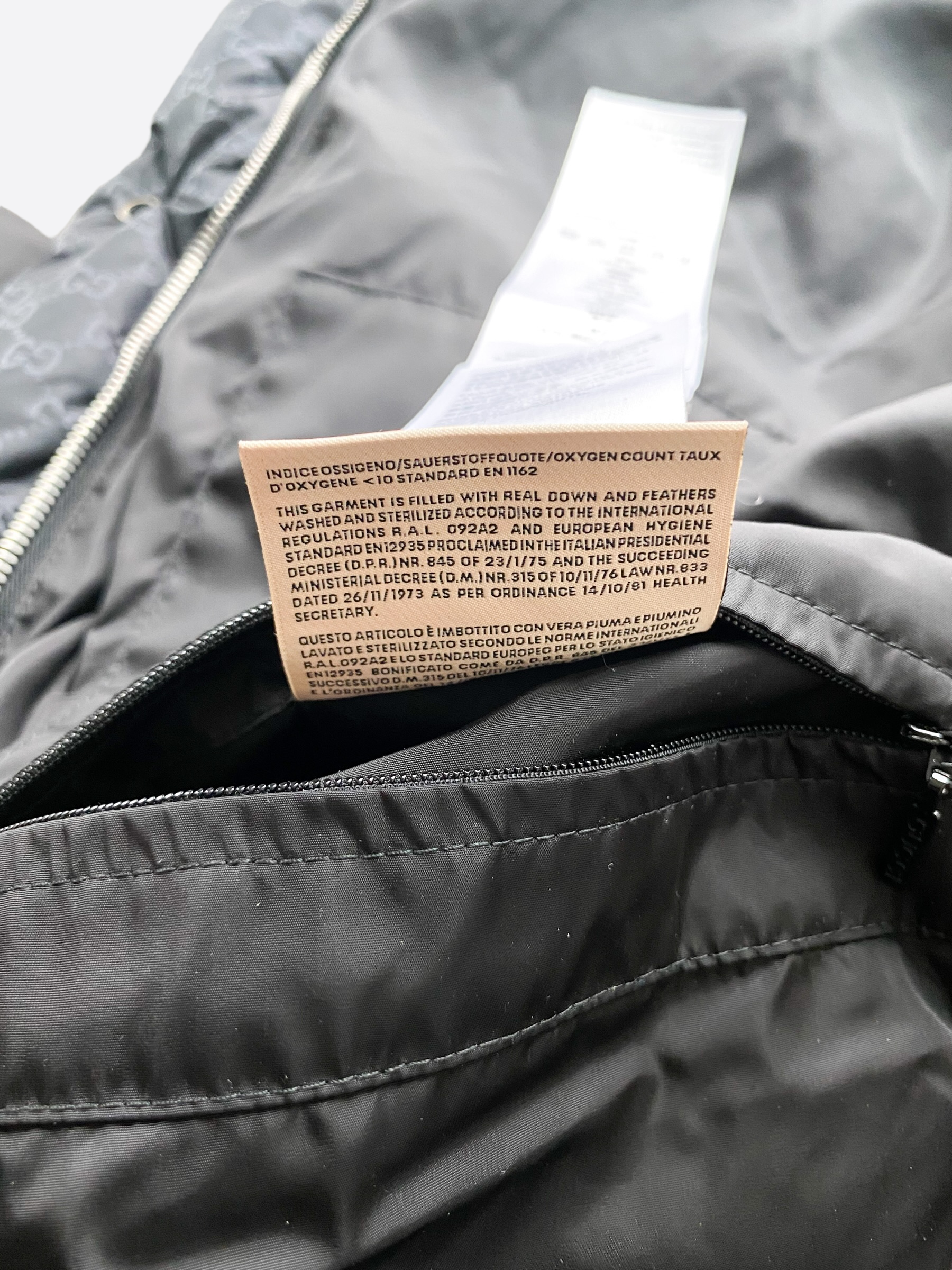 Goochi Monogram Leather Jacket