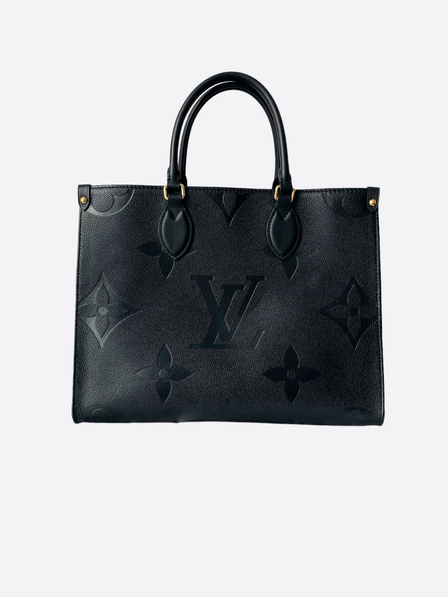 Louis Vuitton Black Monogram Empreinte OnTheGo MM