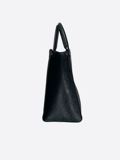 Louis Vuitton Black Monogram Empreinte OnTheGo MM