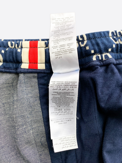 Gucci Blue Monogram Track Pants