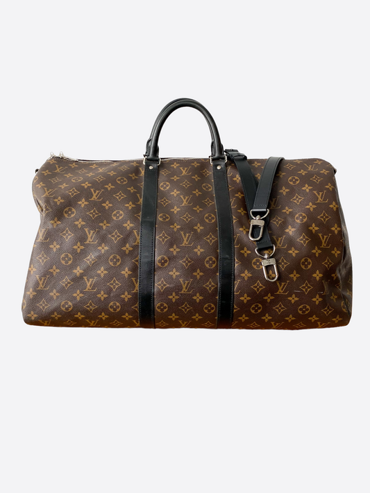 Louis Vuitton Brown Monogram Keepall 55