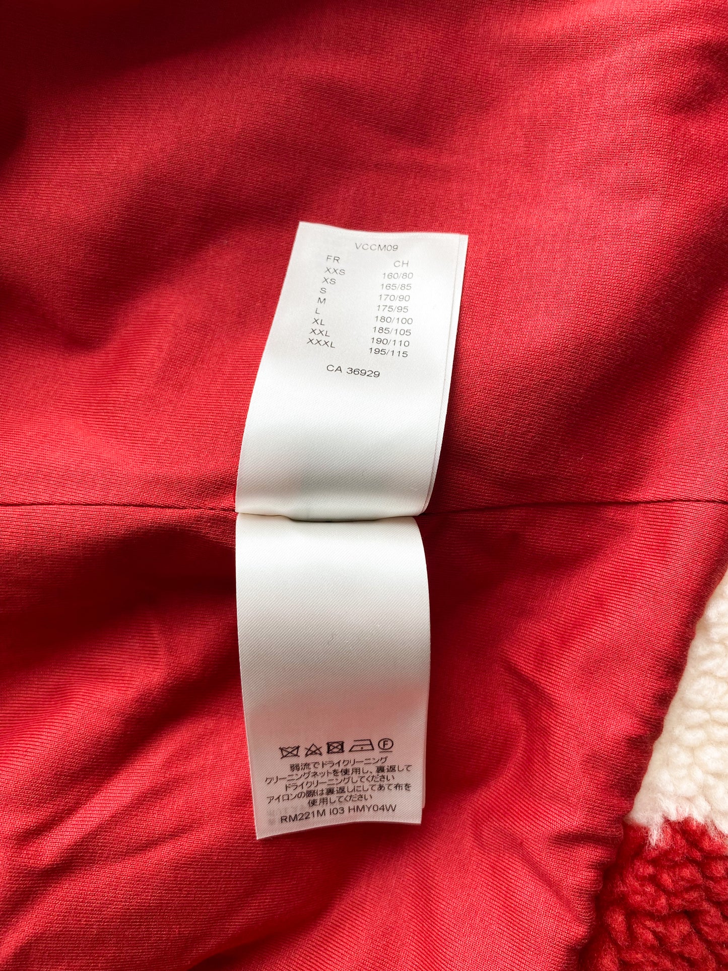 Louis Vuitton Nigo Red & White checkered Fleece Jacket