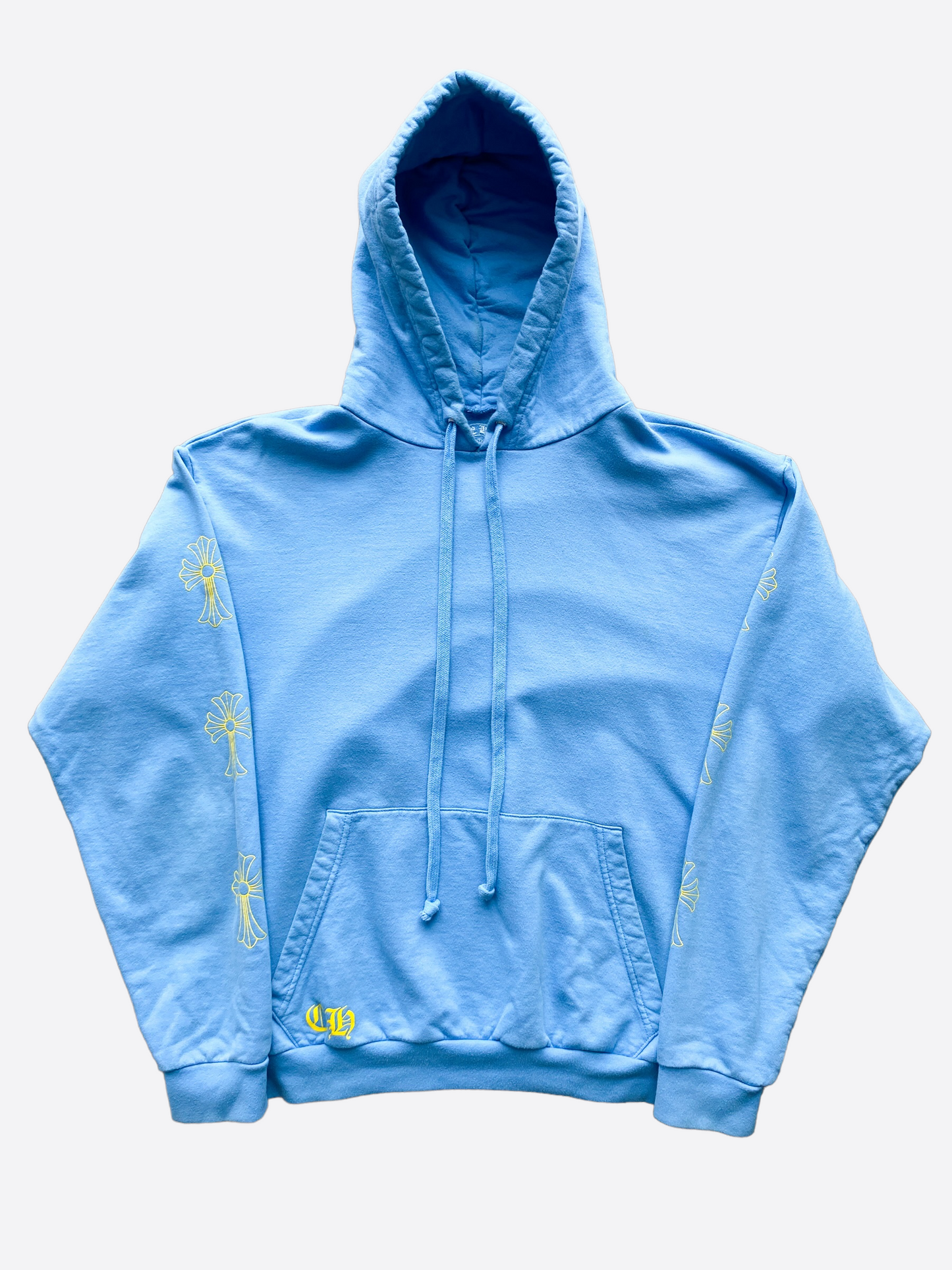 Chrome Hearts Blue Miami Exclusive Girls Love Chrome Hoodie Chrome Hearts Blue Miami Exclusive Girls Love Chrome Hoodie