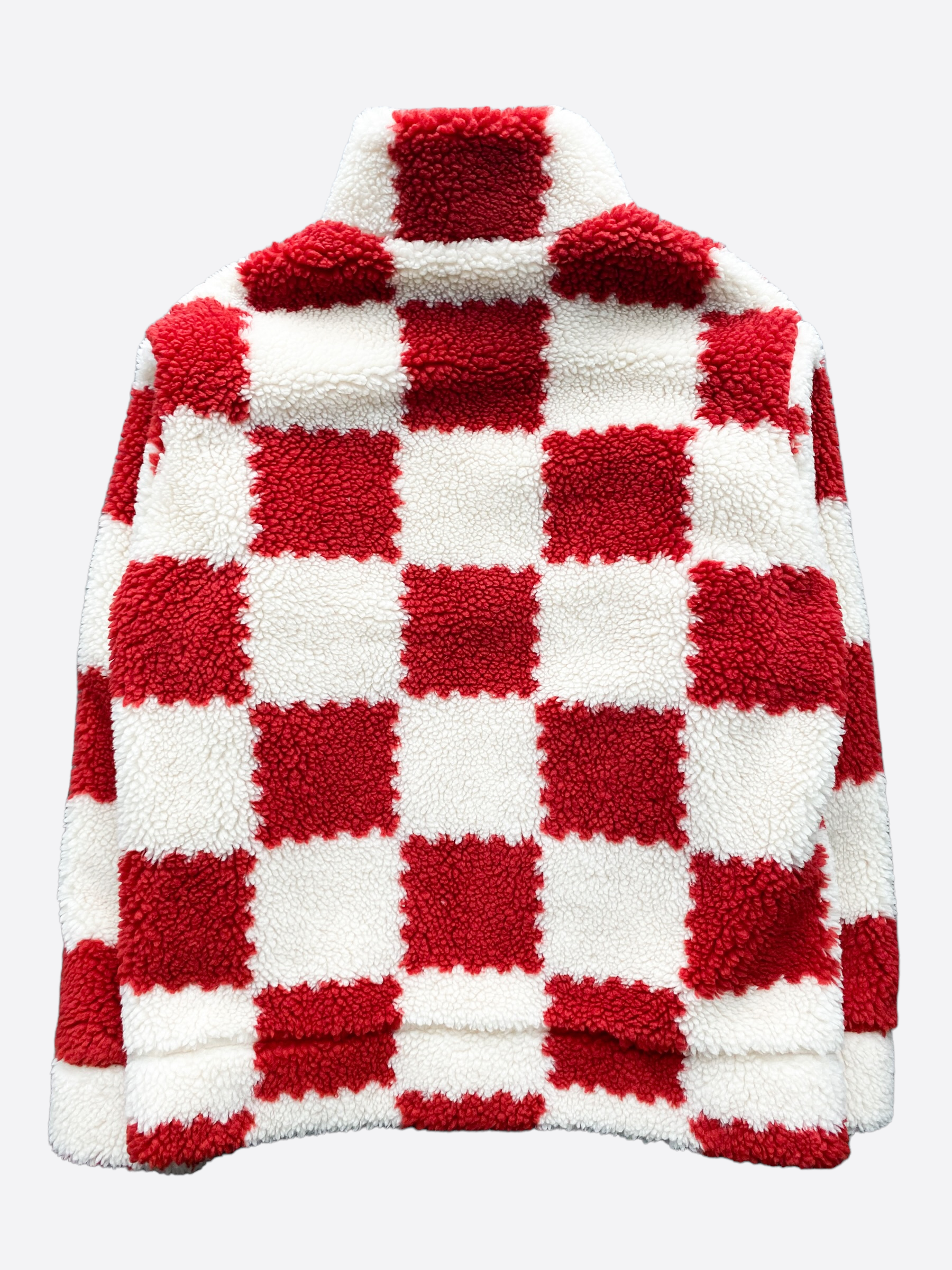 Louis Vuitton Paris Lv Made Red White Checkered Heavyweight