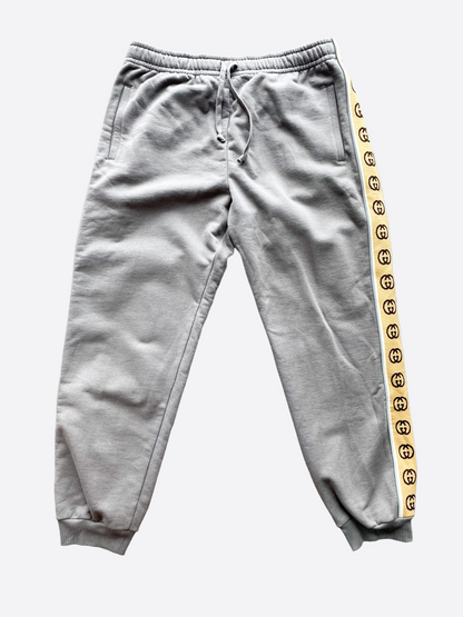 Gucci Grey GG Striped Sweatpants