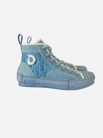 Dior Daniel Arsham Blue Oblique B23 Sneakers