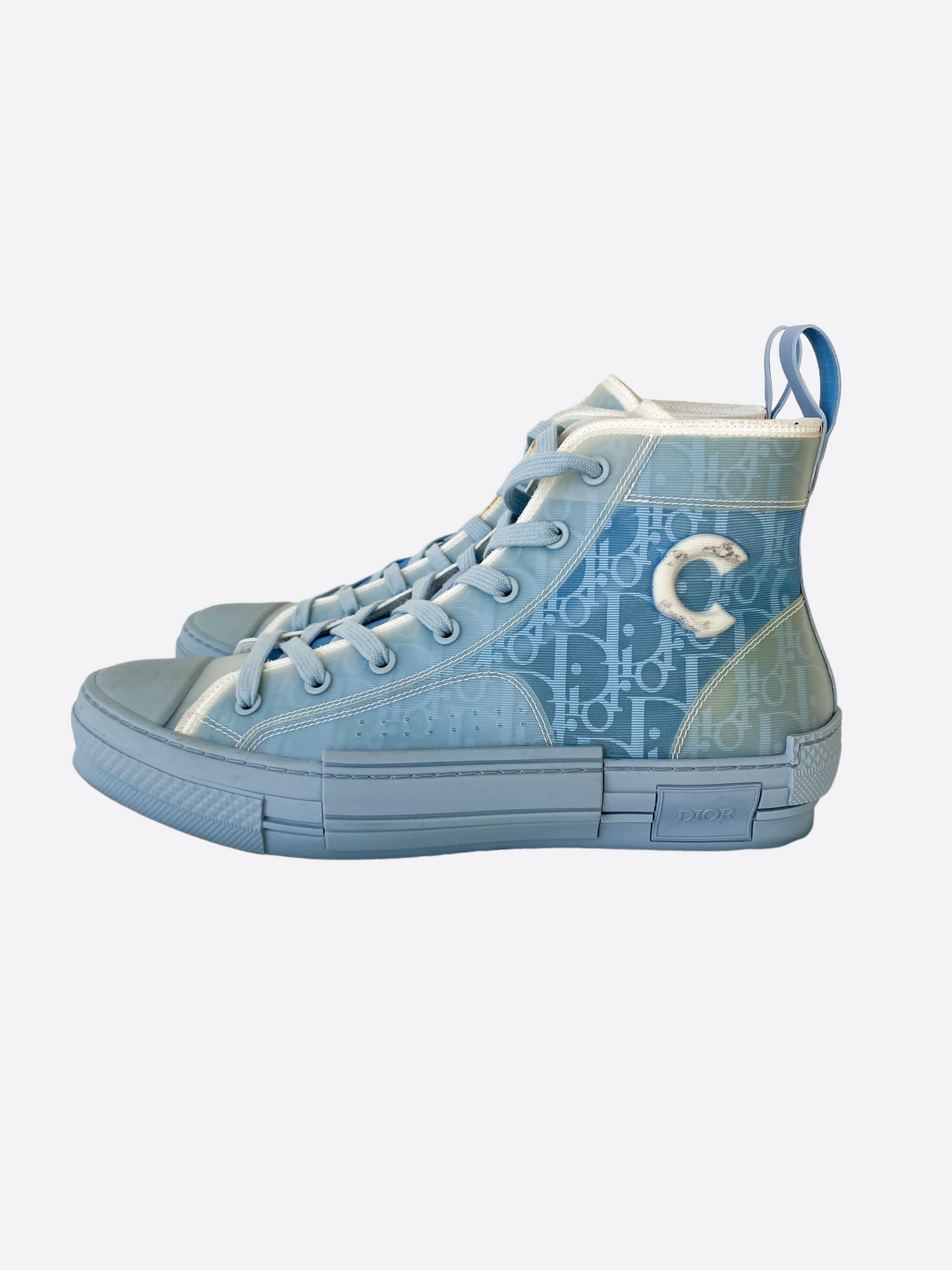 Dior Daniel Arsham Blue Oblique B23 Sneakers