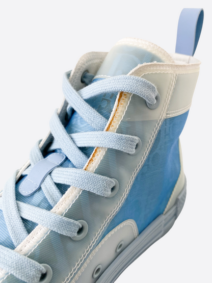 Dior Daniel Arsham Blue Oblique B23 Sneakers