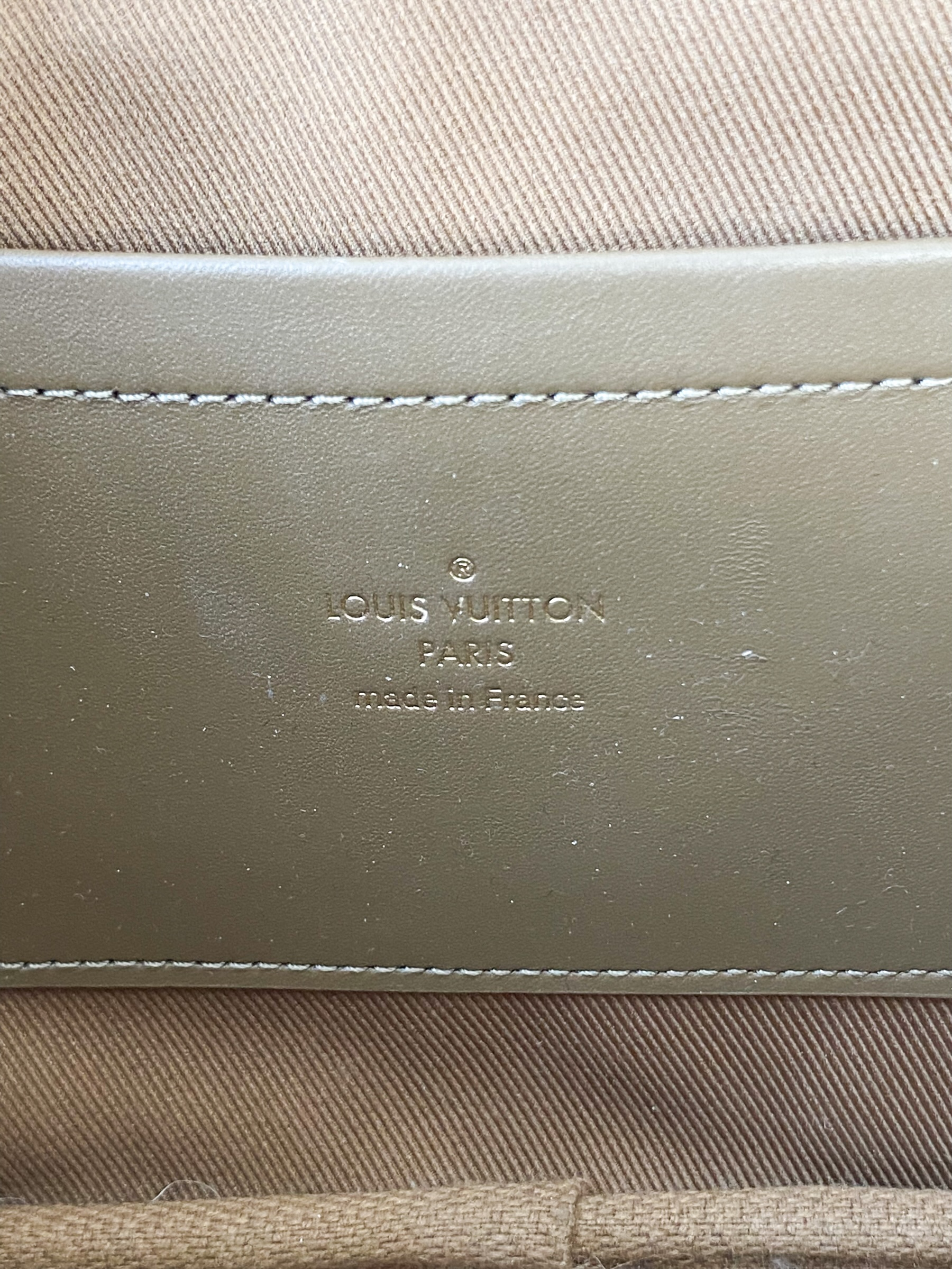 Odéon cloth crossbody bag Louis Vuitton Brown in Cloth - 36941140