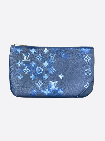 Louis Vuitton Blue Watercolor Trio Messenger