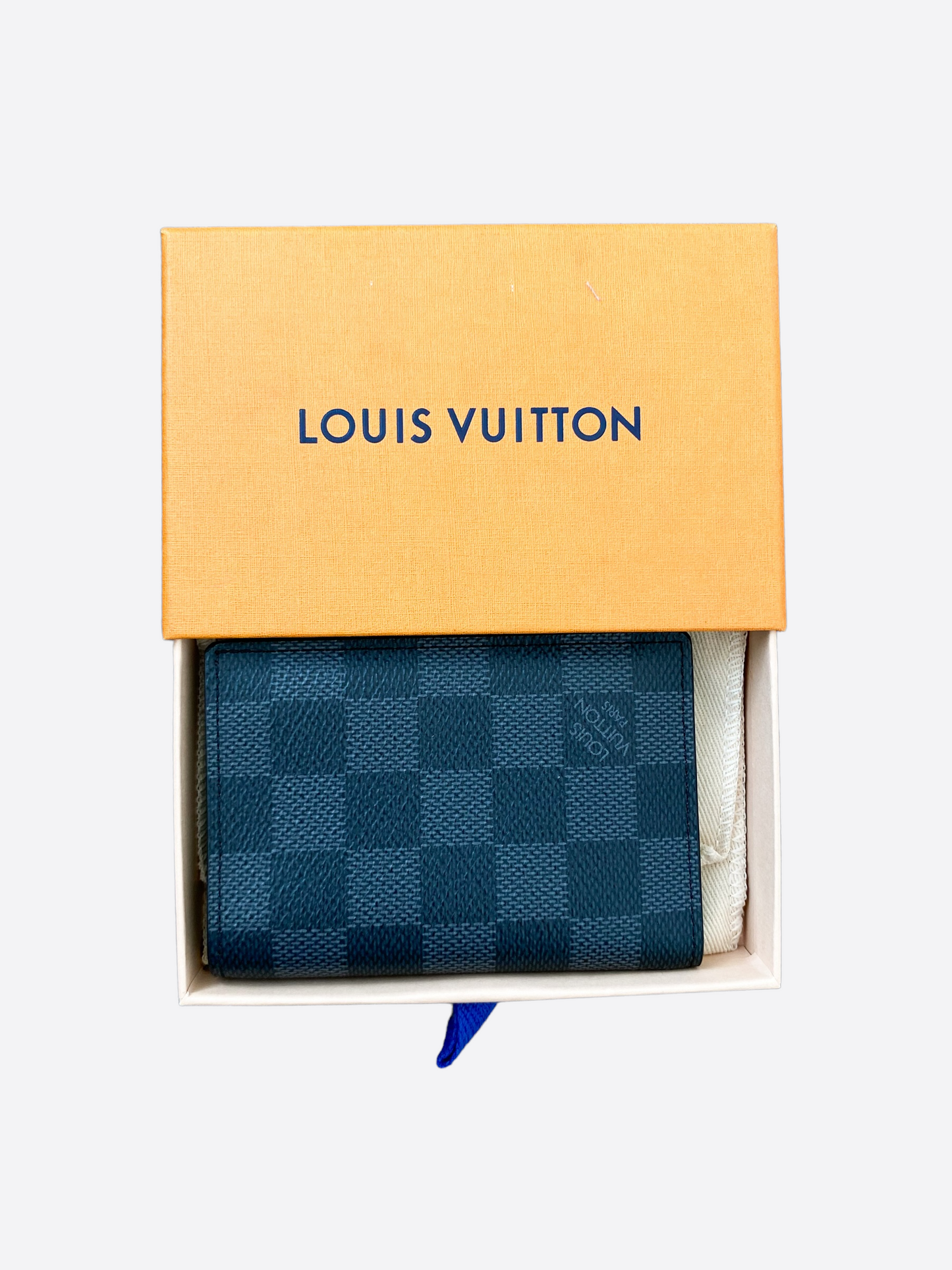 Louis Vuitton Damier Graphite Blue Pocket Organizer – Savonches