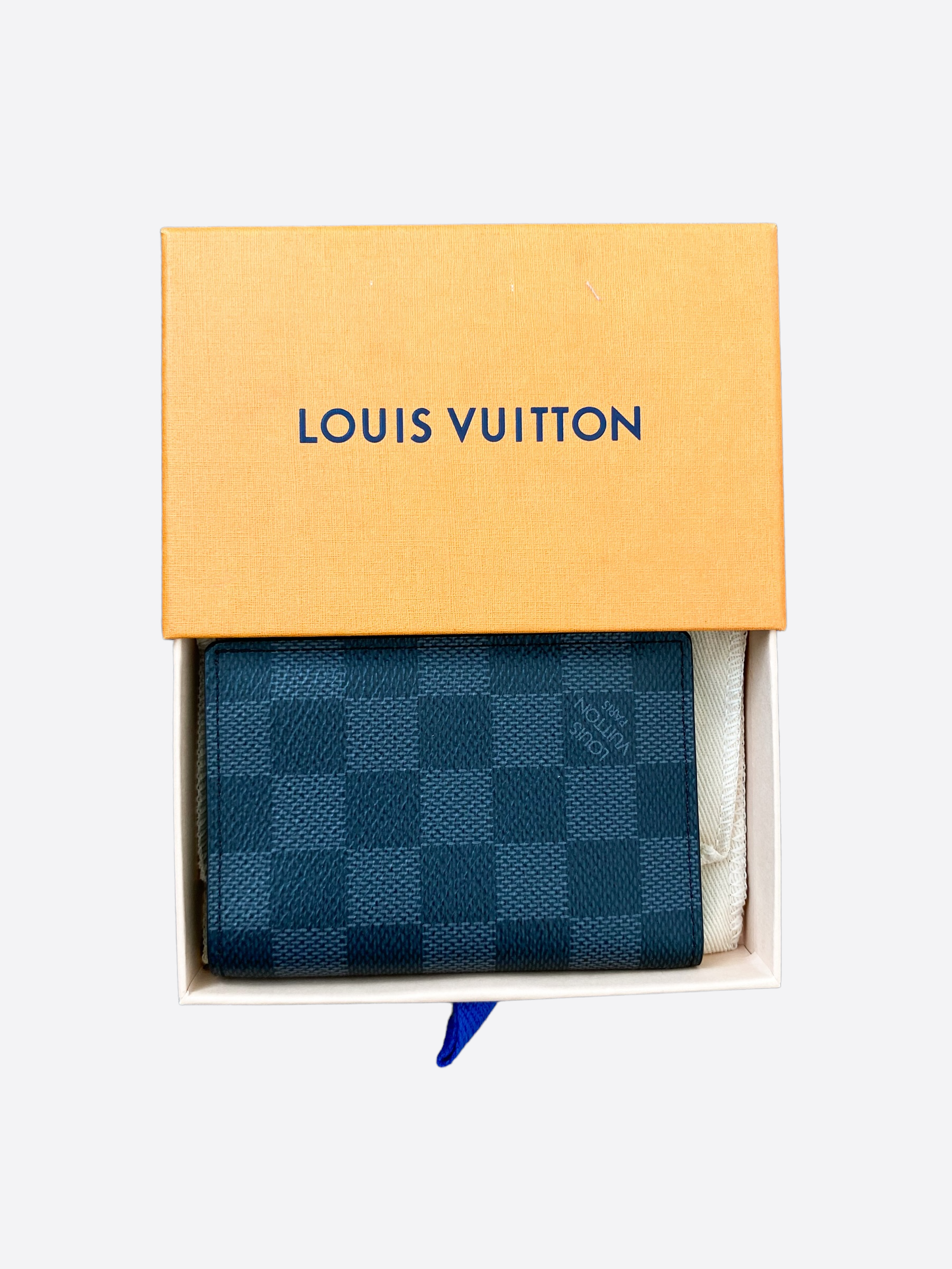 Louis Vuitton Damier Pocket Organizer Azur Whit/Blue - clothing &  accessories - by owner - apparel sale - craigslist