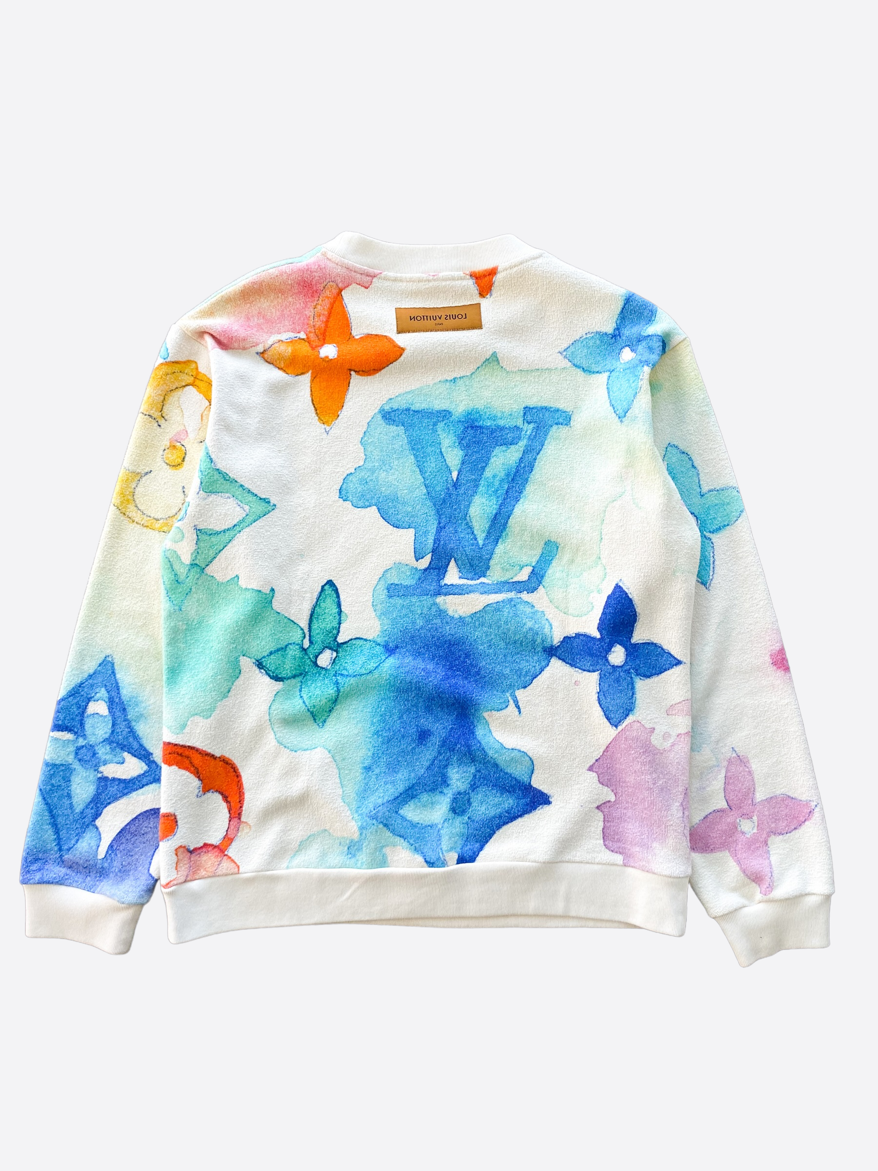 Louis Vuitton Water Paint Monogram Sweater