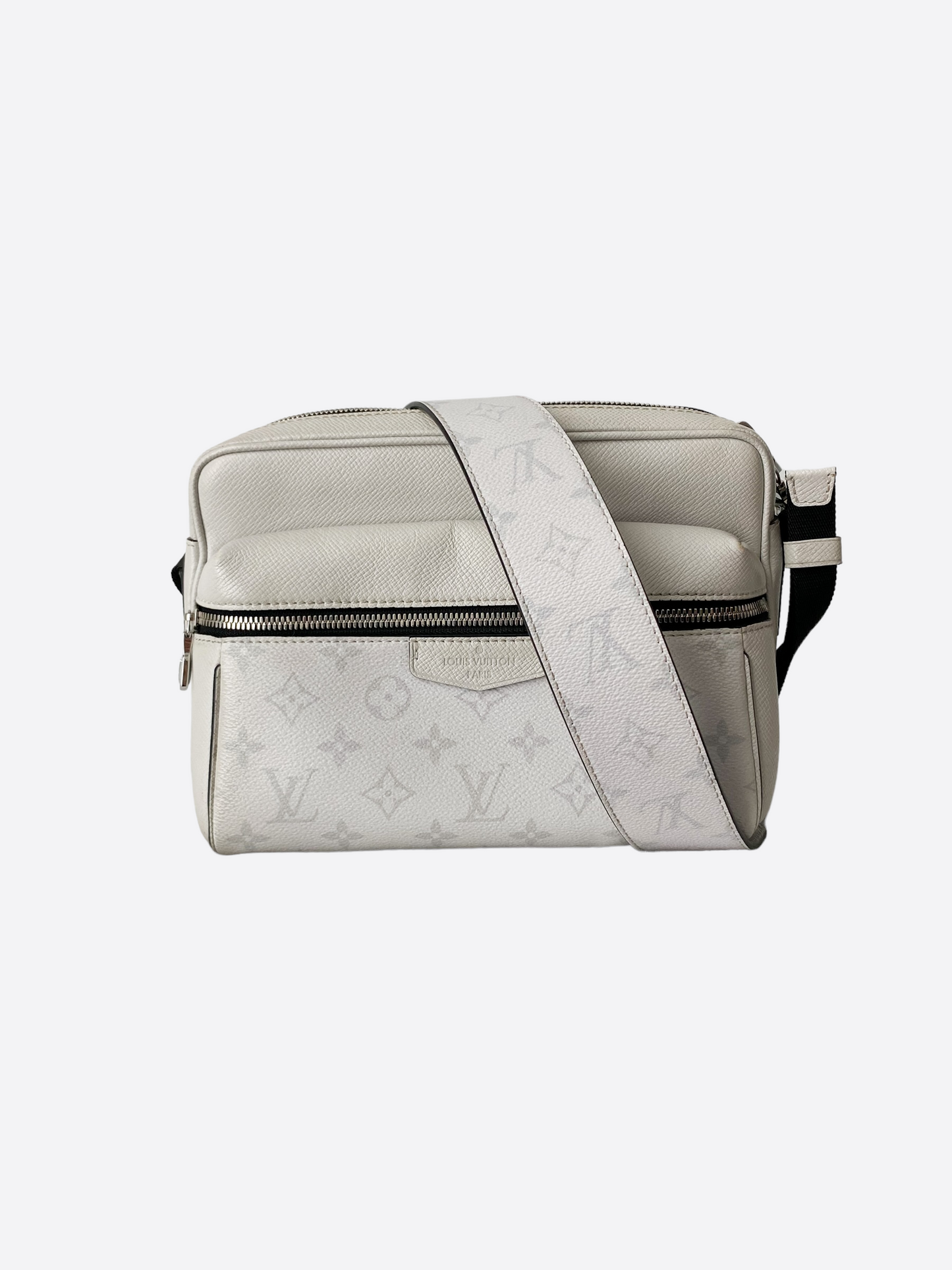Louis Vuitton White Monogram Outdoor Messenger Bag