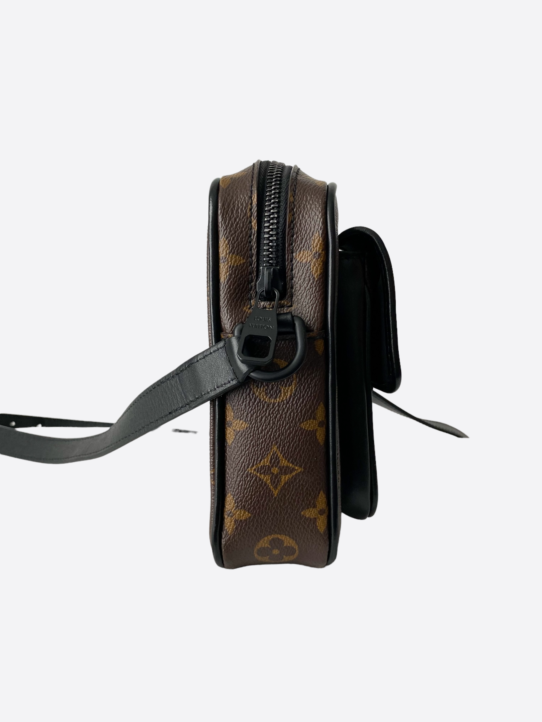 Brown Louis Vuitton Monogram Macassar Christopher Wearable Wallet