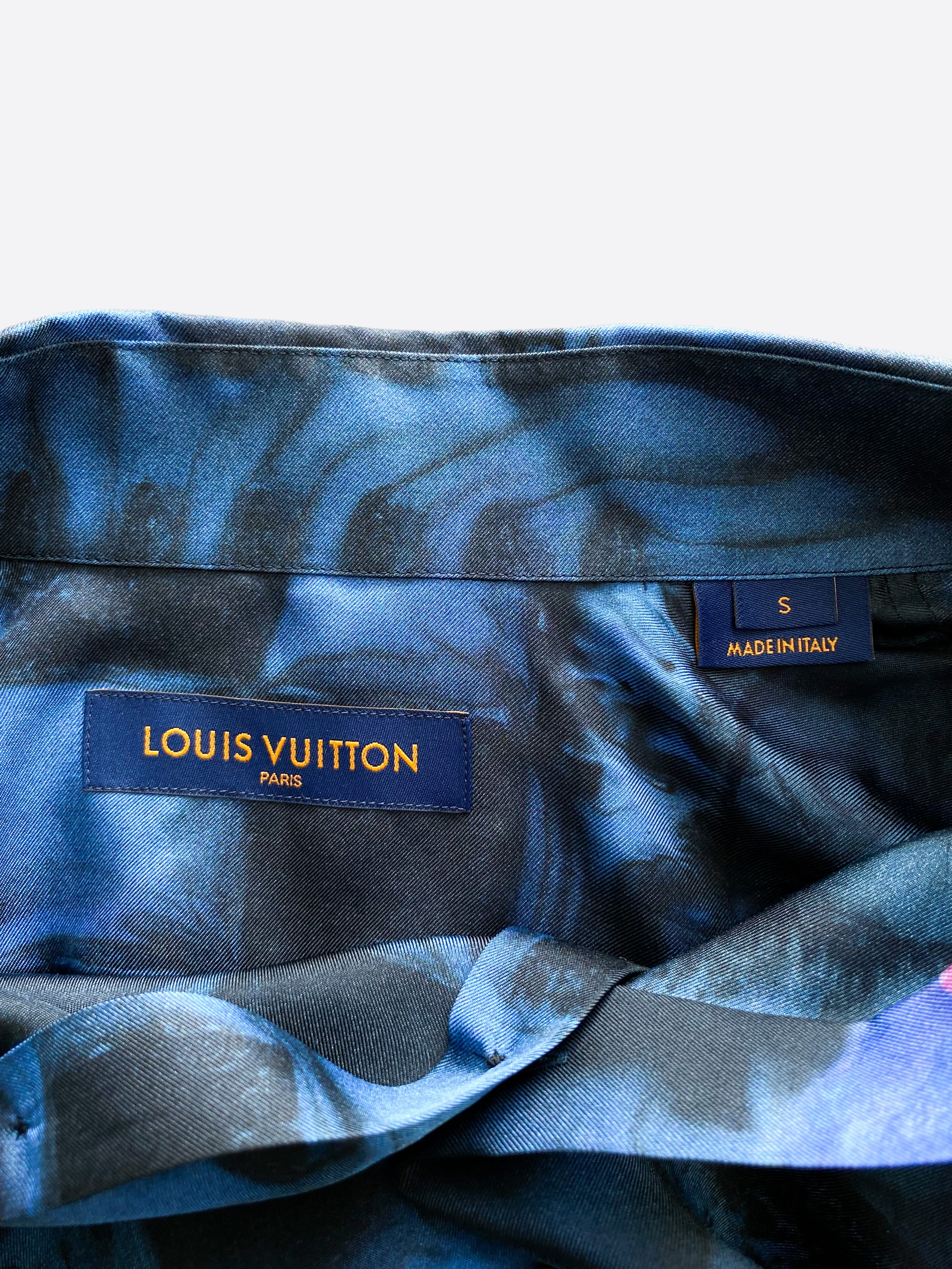 Louis Vuitton SS16 Black Panther Silk Shirt