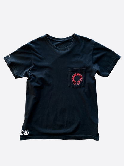 Chrome Hearts Black Horseshoe Logo Tee