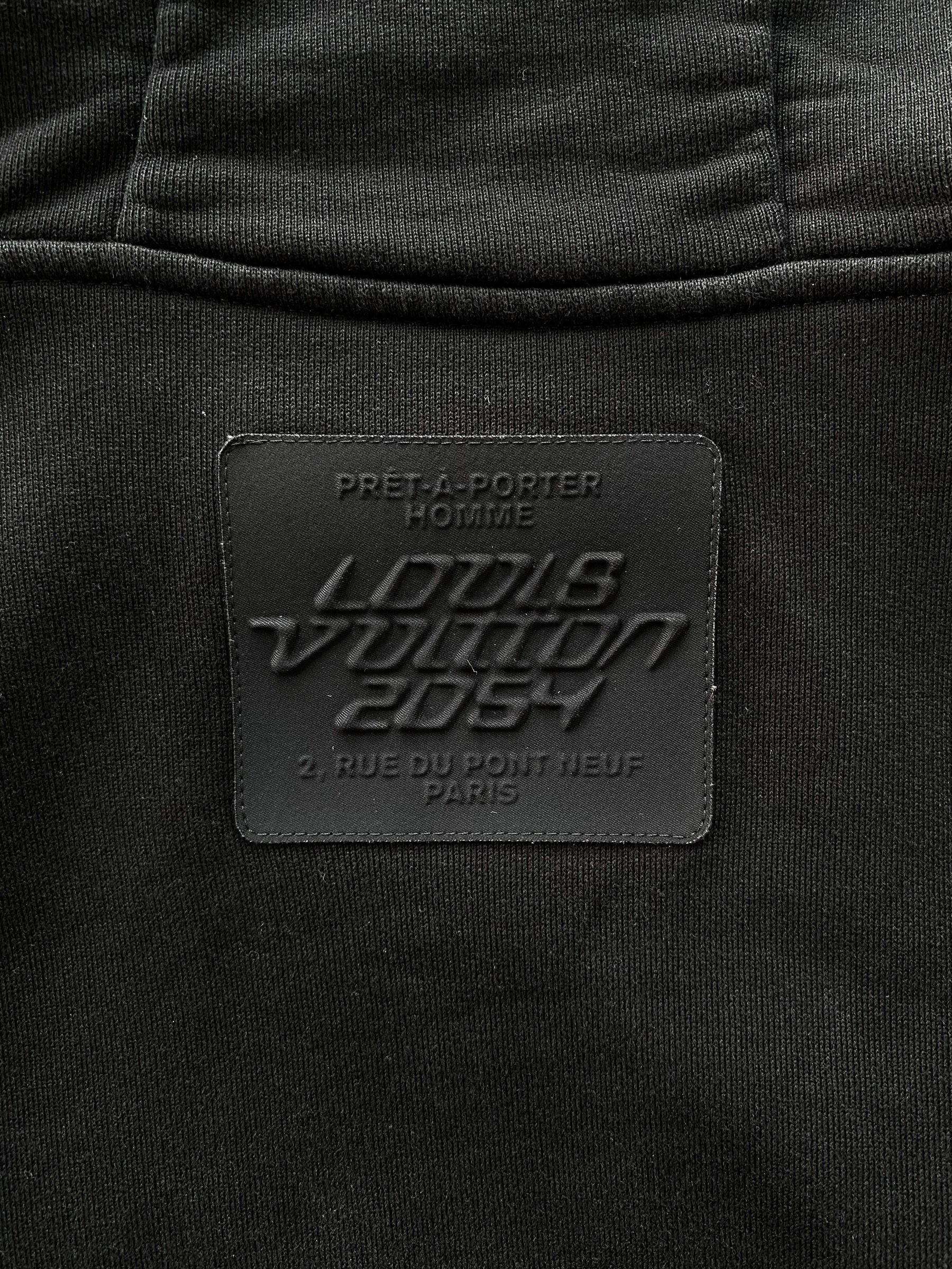 Louis Vuitton Black 2054 Planes Hoodie
