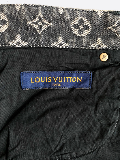 Louis Vuitton Monogram Distressed Baggy Denim