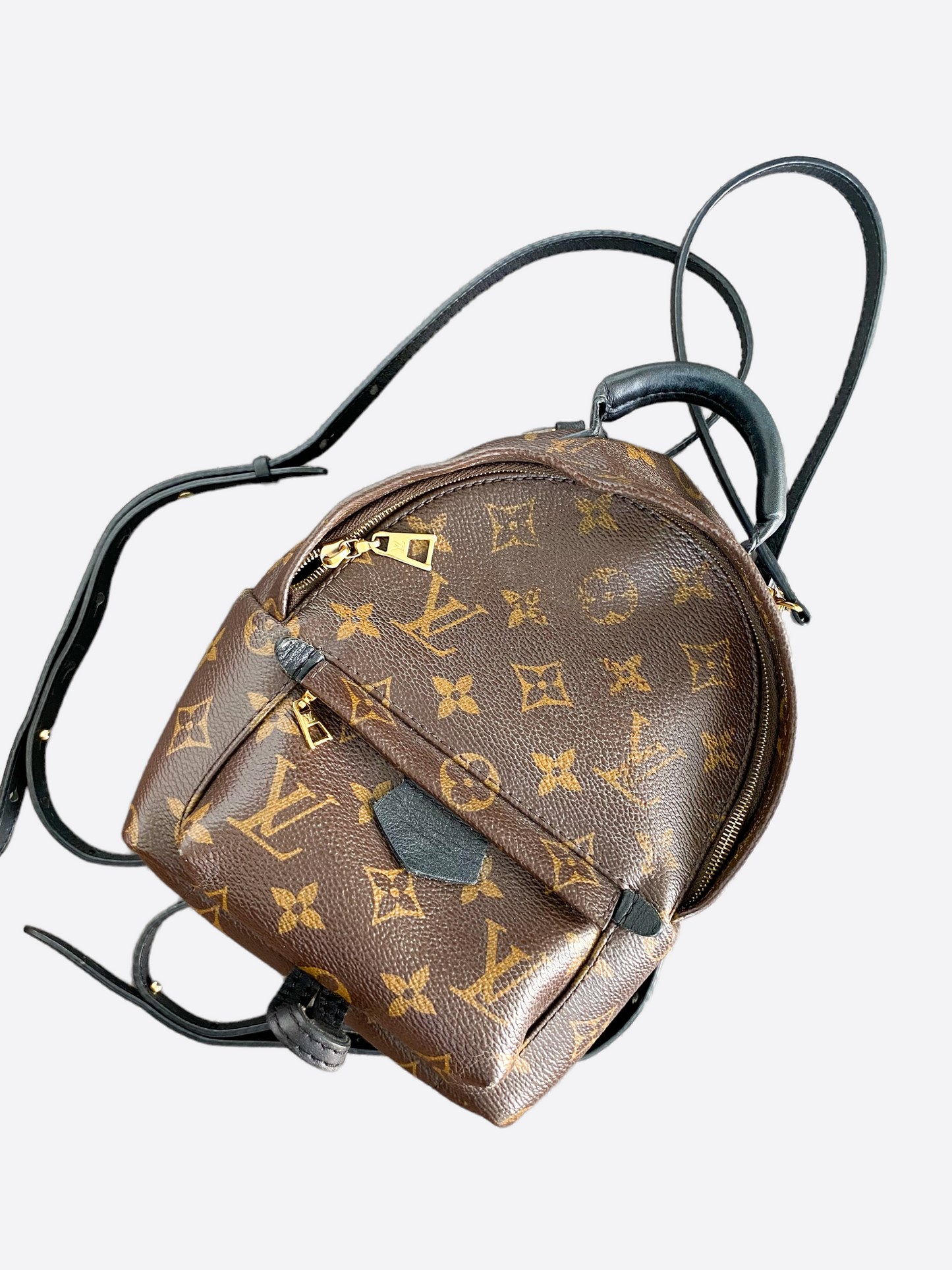 Louis Vuitton Brown Monogram Palm Springs Mini Backpack – Savonches