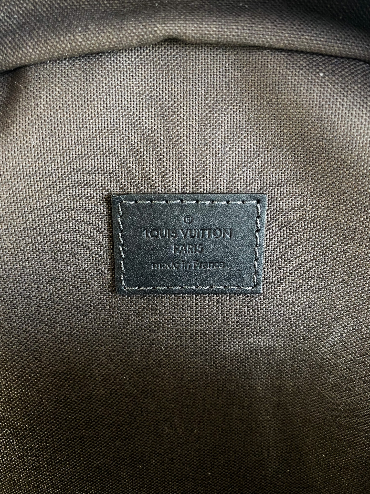 Louis Vuitton Orange Damier Infini Michael Leather Pony-style