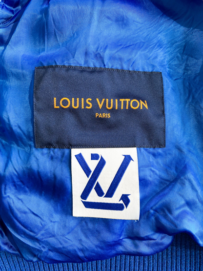 Louis Vuitton Blue & White Puppet Varsity Jacket