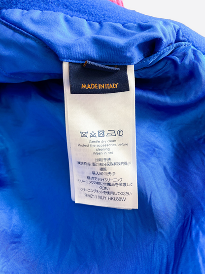 Louis Vuitton Blue & White Puppet Varsity Jacket