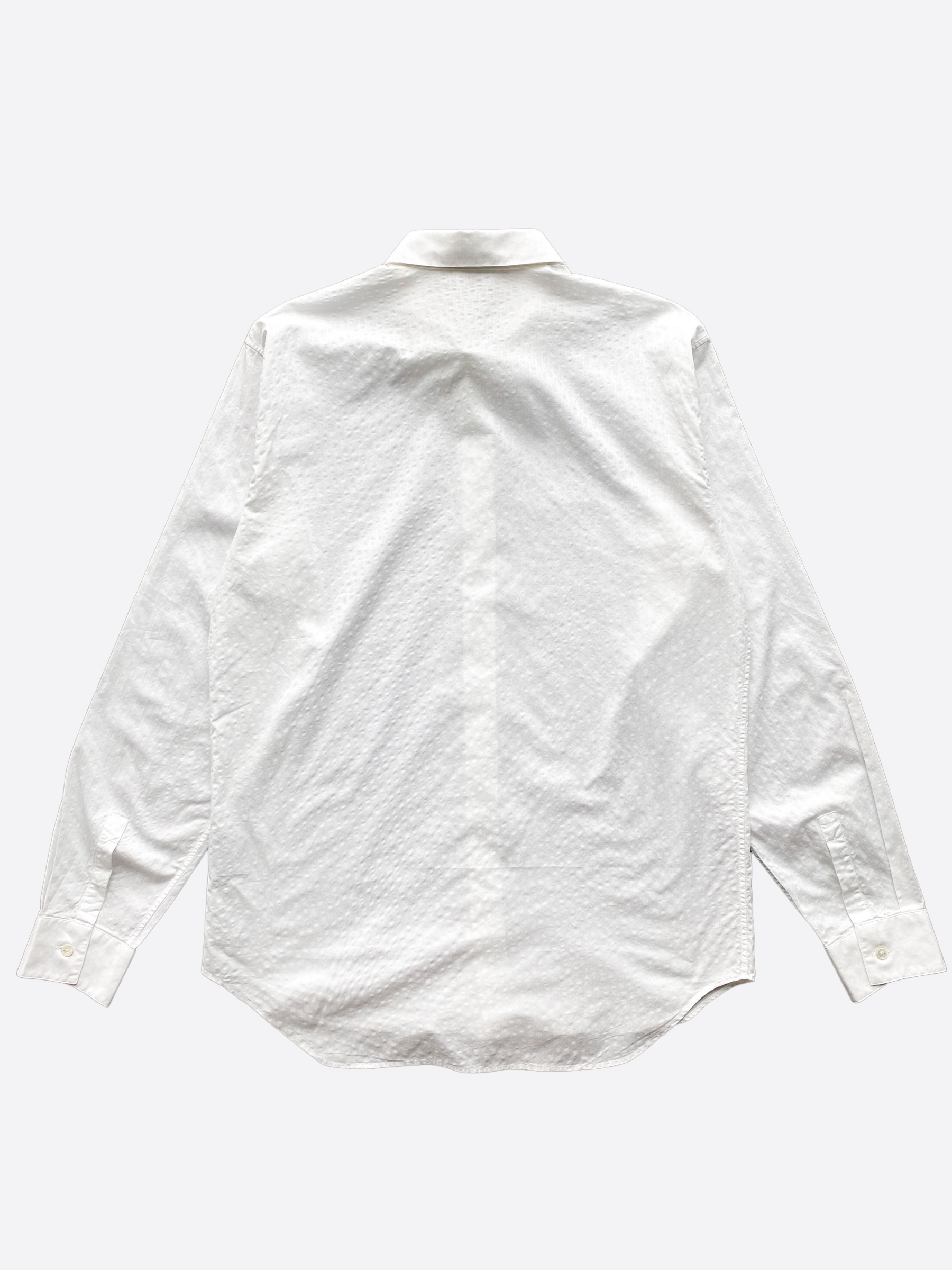 OBLIQUE MONOGRAM BUTTON UP SHIRT