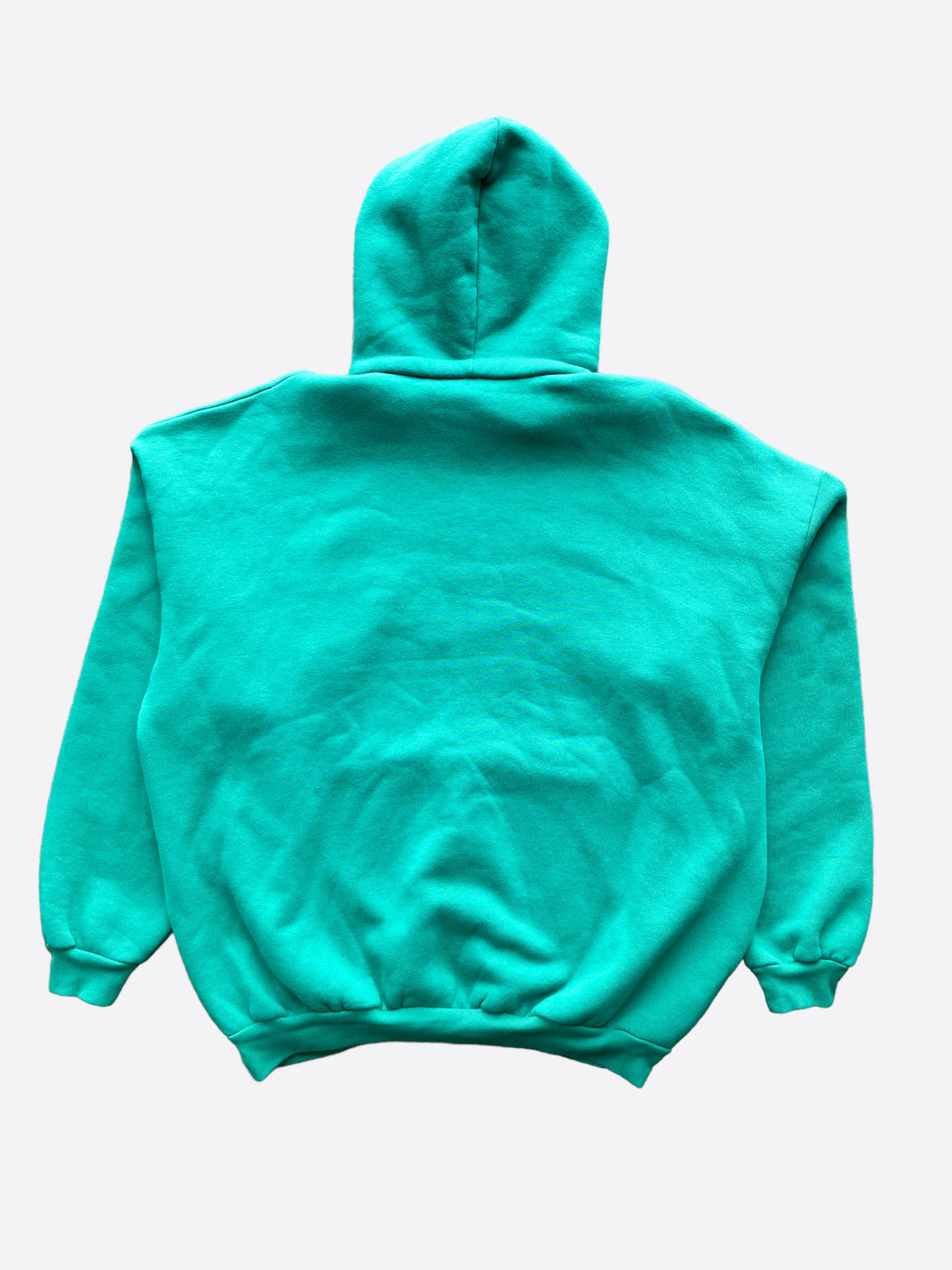 Balenciaga Teal Logo Oversized Hoodie