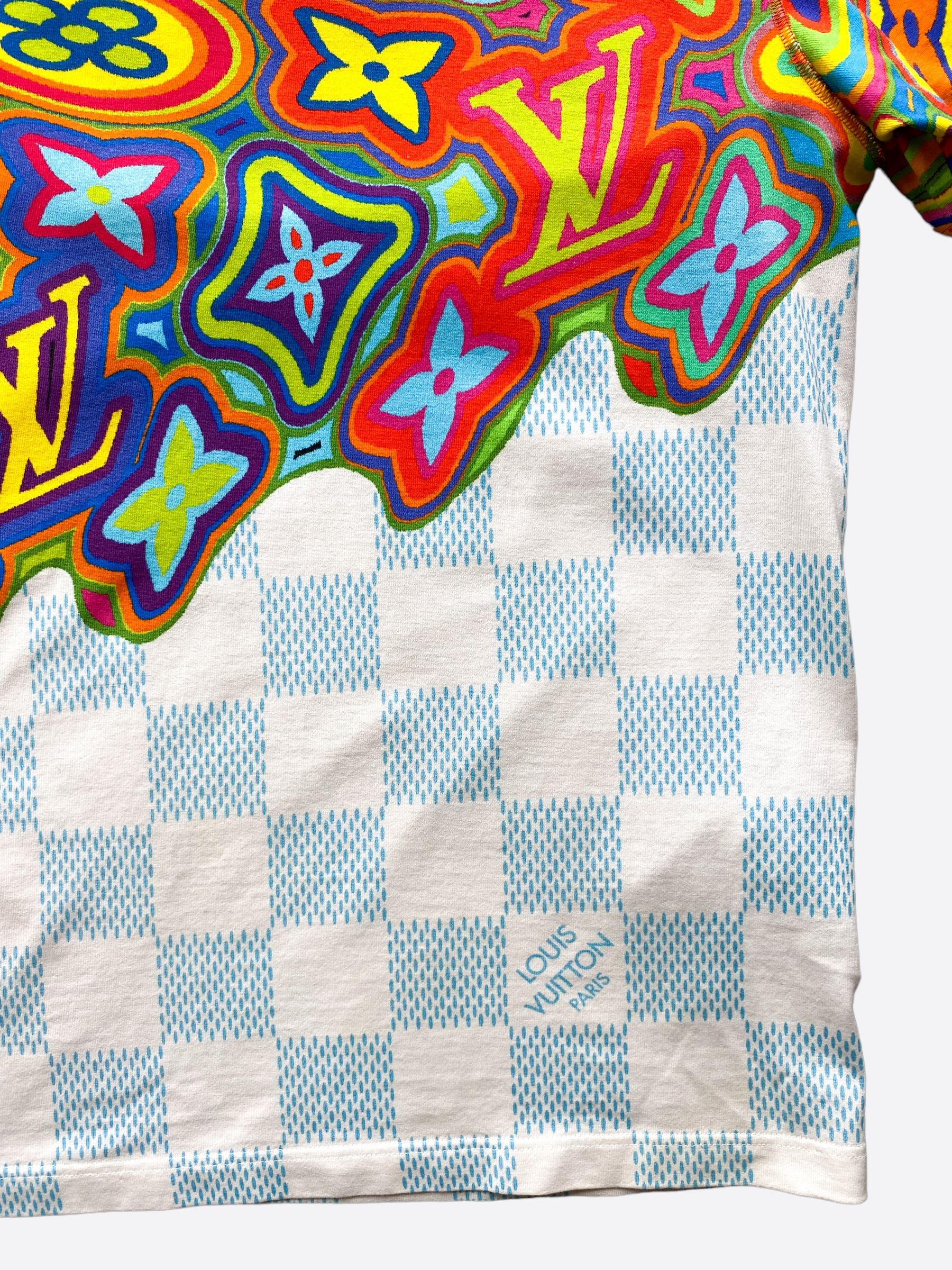 Louis Vuitton Psychedelic Print Tee Shirt – Savonches