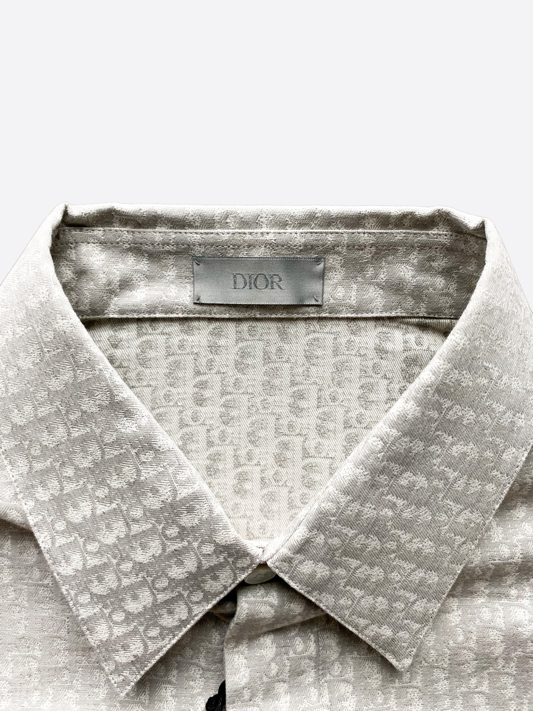 Dior Men's Oblique Short-sleeved Shirt