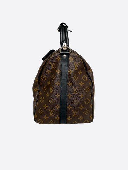 Louis Vuitton Brown Macassar Keepall 45