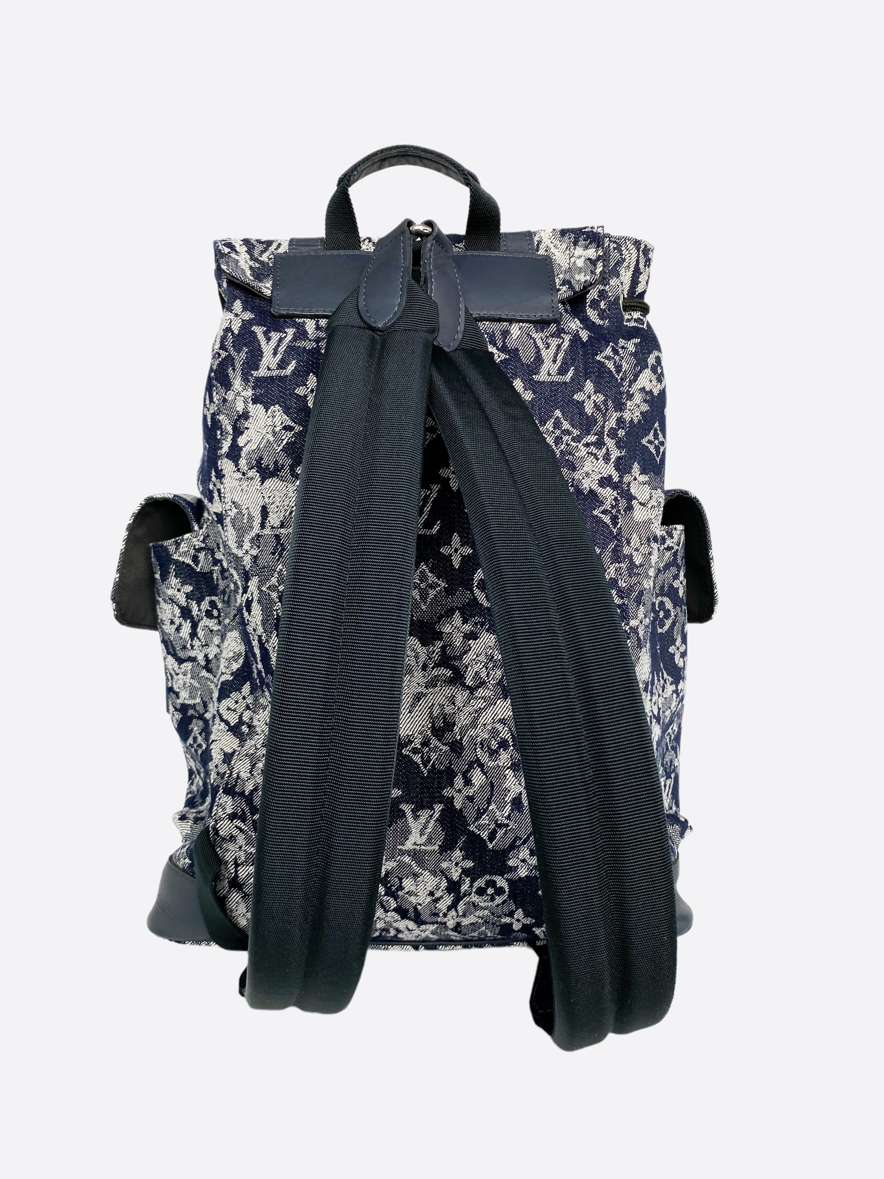Louis Vuitton Tapestry Monogram Christopher Backpack