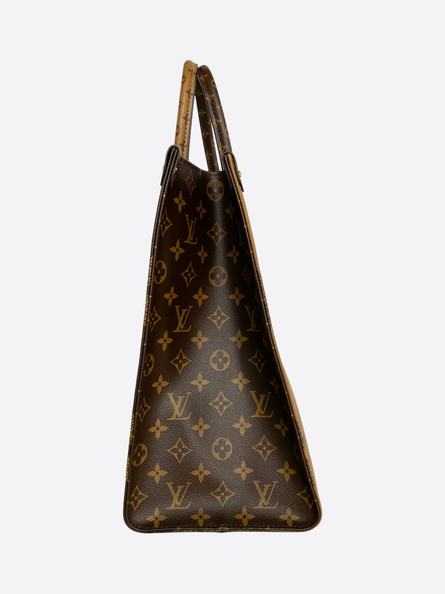 Louis Vuitton Brown Reverse Monogram On The Go Tote