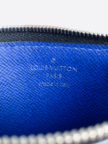 Louis Vuitton Blue Monogram Coin Card Holder