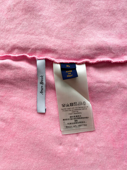 Louis Vuitton Pink Tie-Dye Logo Tee