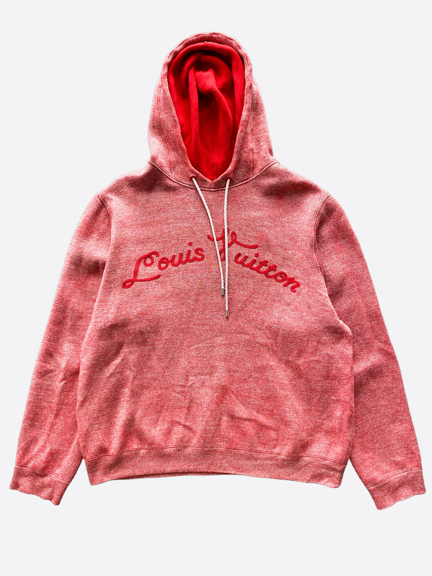 Louis Vuitton Red Embroidered Hoodie – Savonches