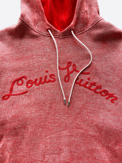 Louis Vuitton Red Embroidered Hoodie