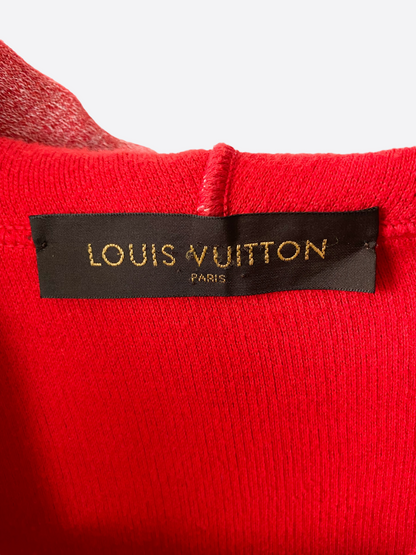 Louis Vuitton Red Embroidered Hoodie